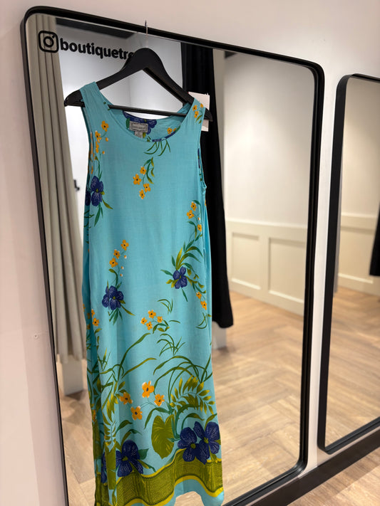 Robe longue à fleurs S