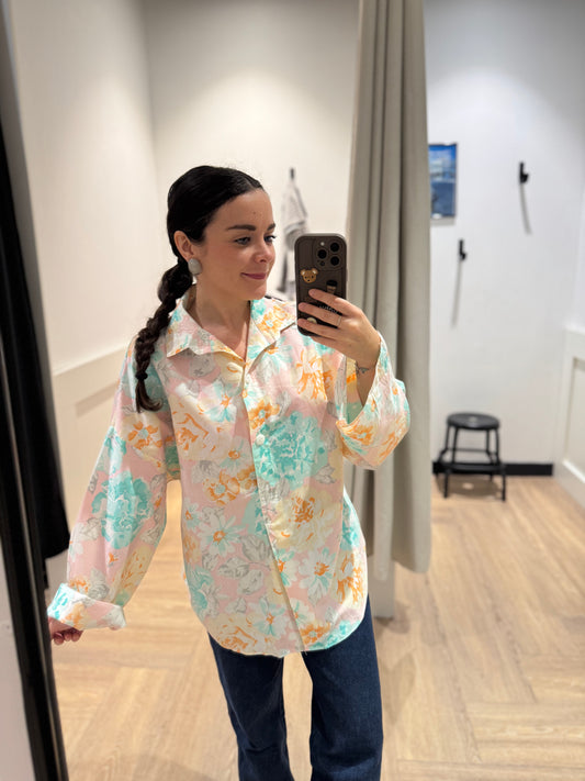 Chemise à fleurs L