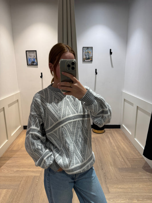 Pull à motifs M/L