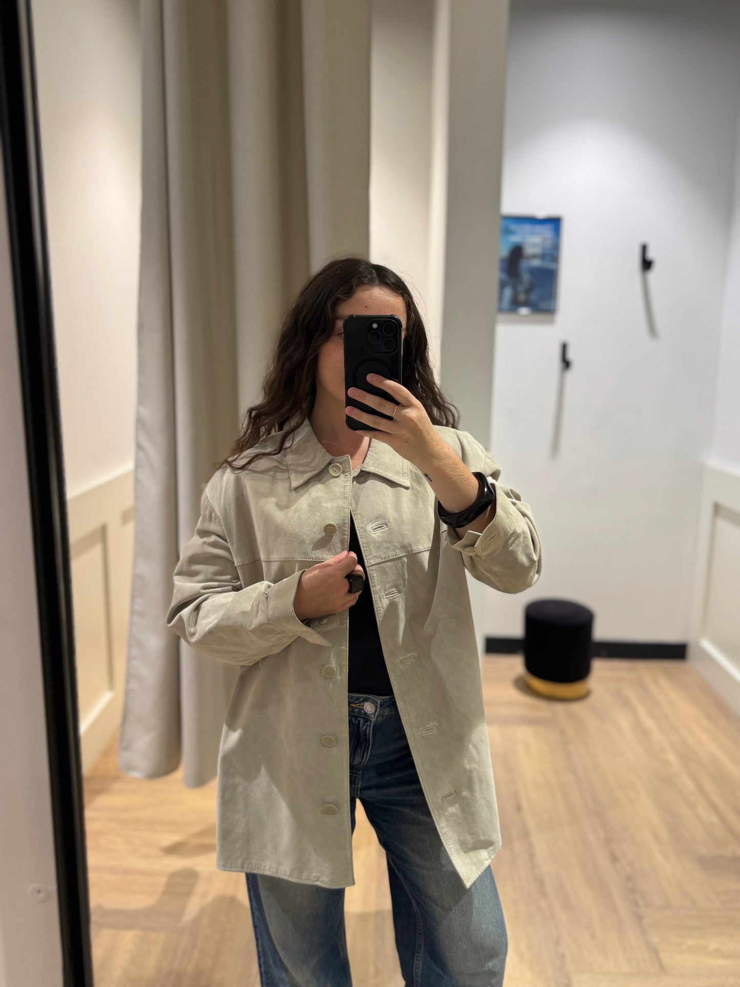 Veste en cuir XL