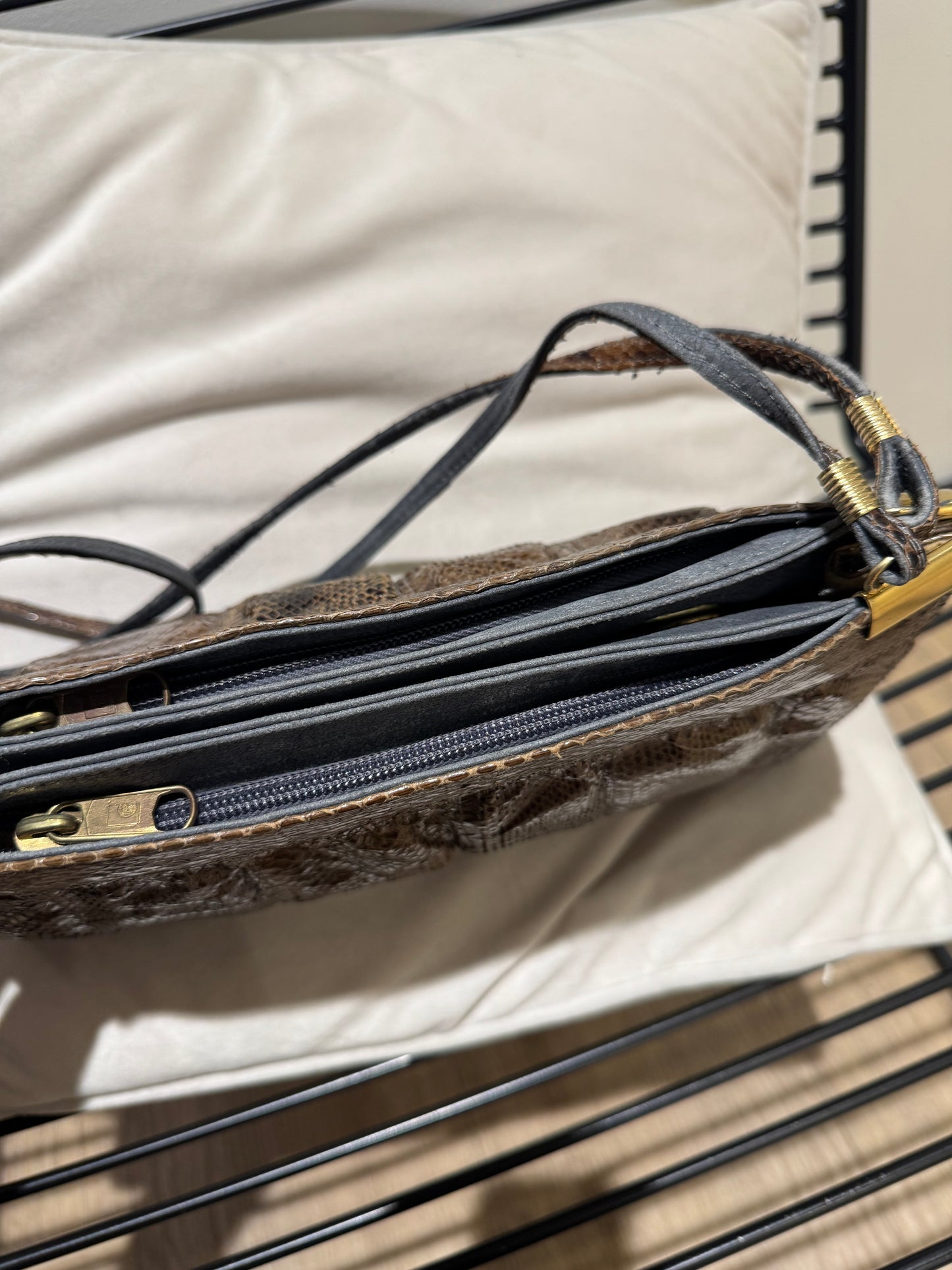 Sac vintage en cuir bandoulière