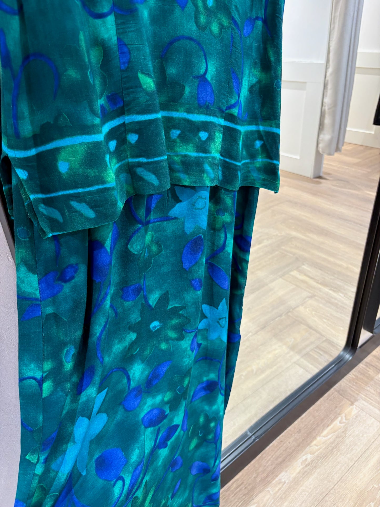 Robe à fleurs vintage M