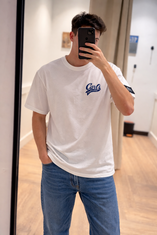 Tee-shirt blanc Barbershop L