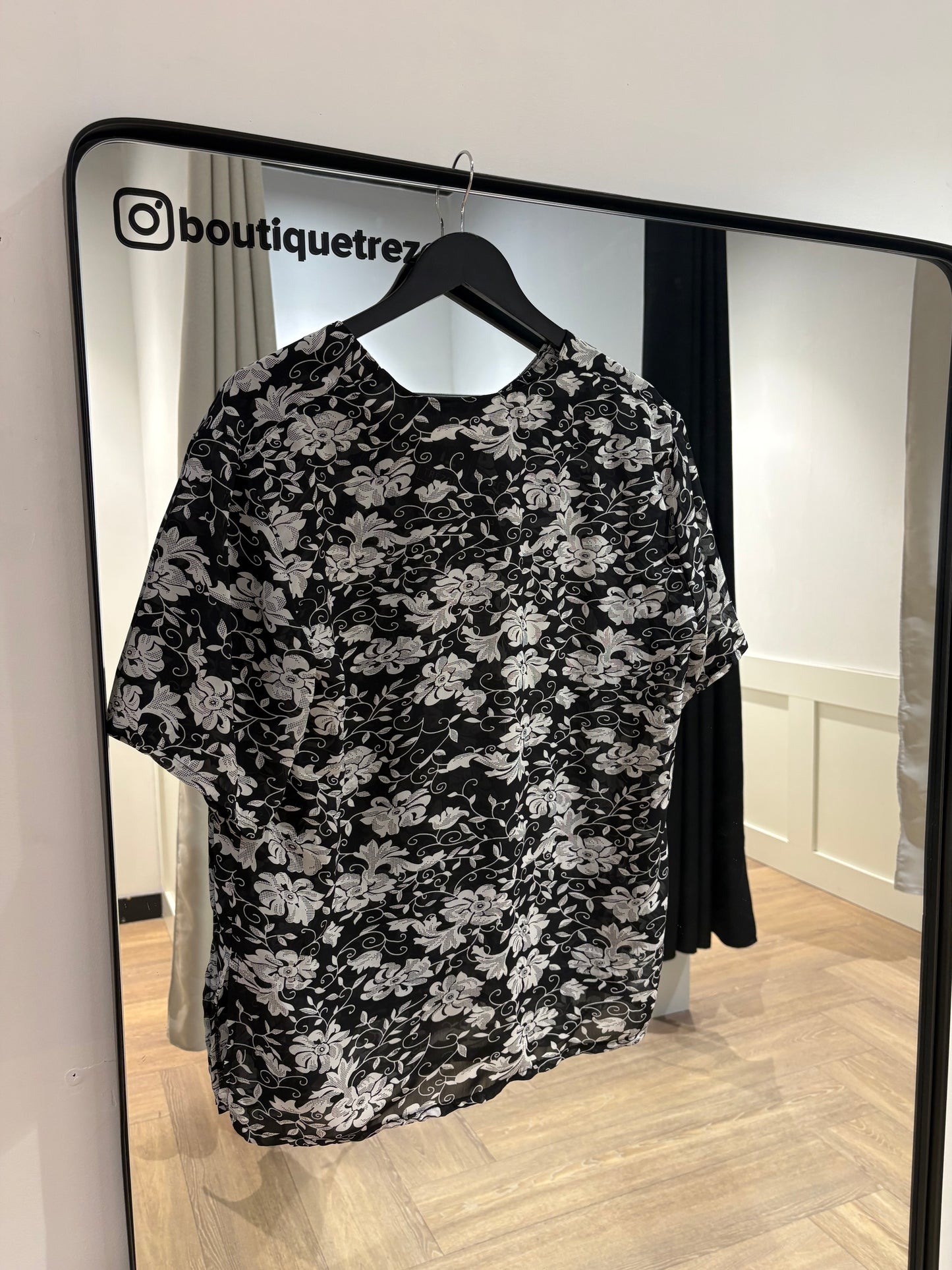Blouse légère à fleurs S