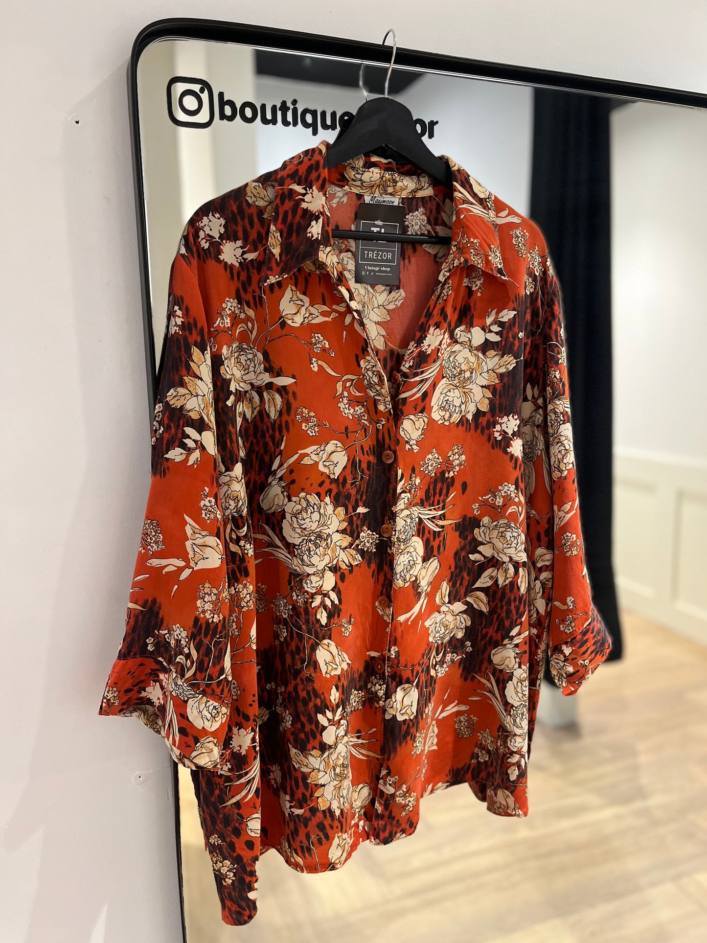 Blouse à fleurs 3XL