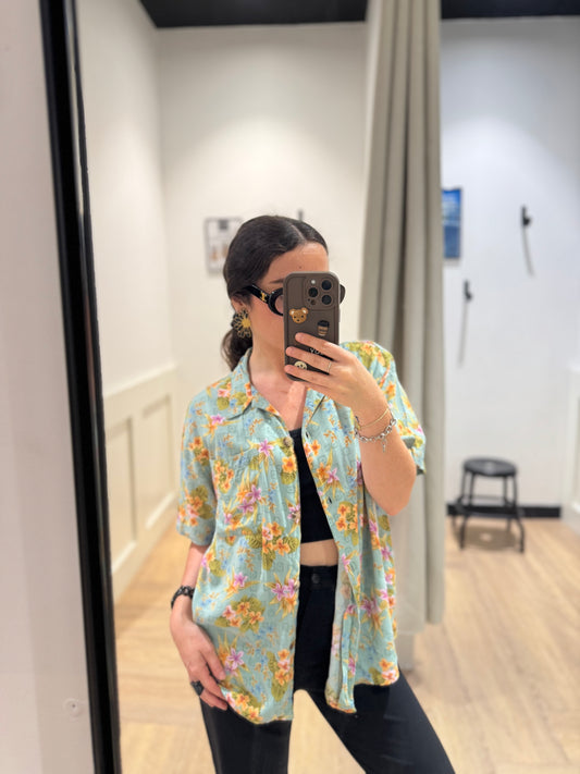Blouse à fleurs M
