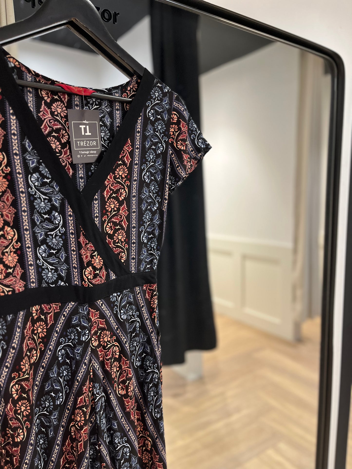 Robe longue à motifs S