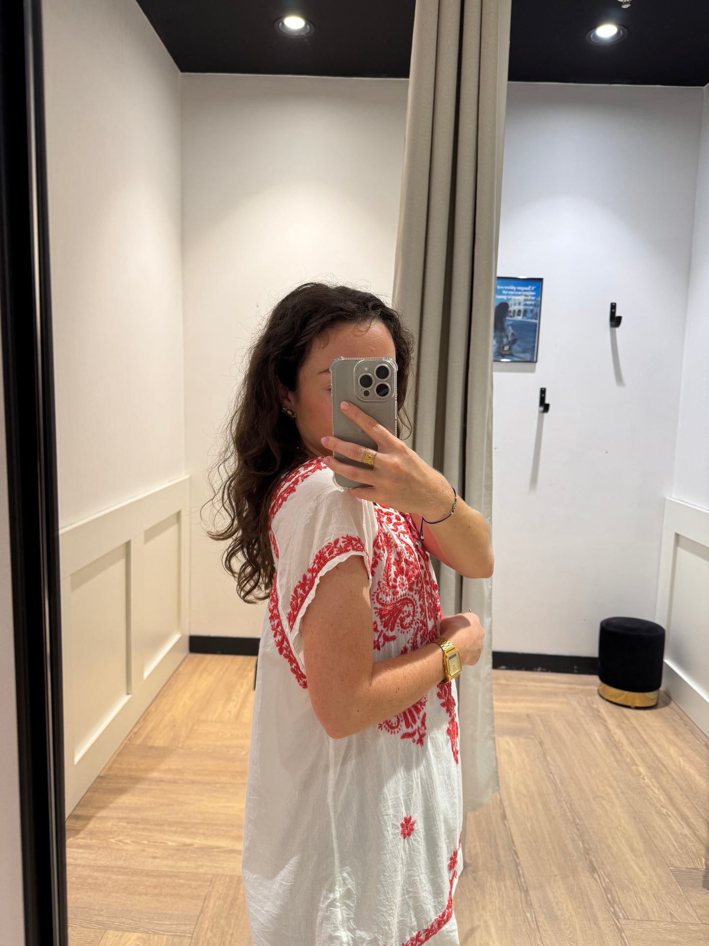 Blouse à broderies M