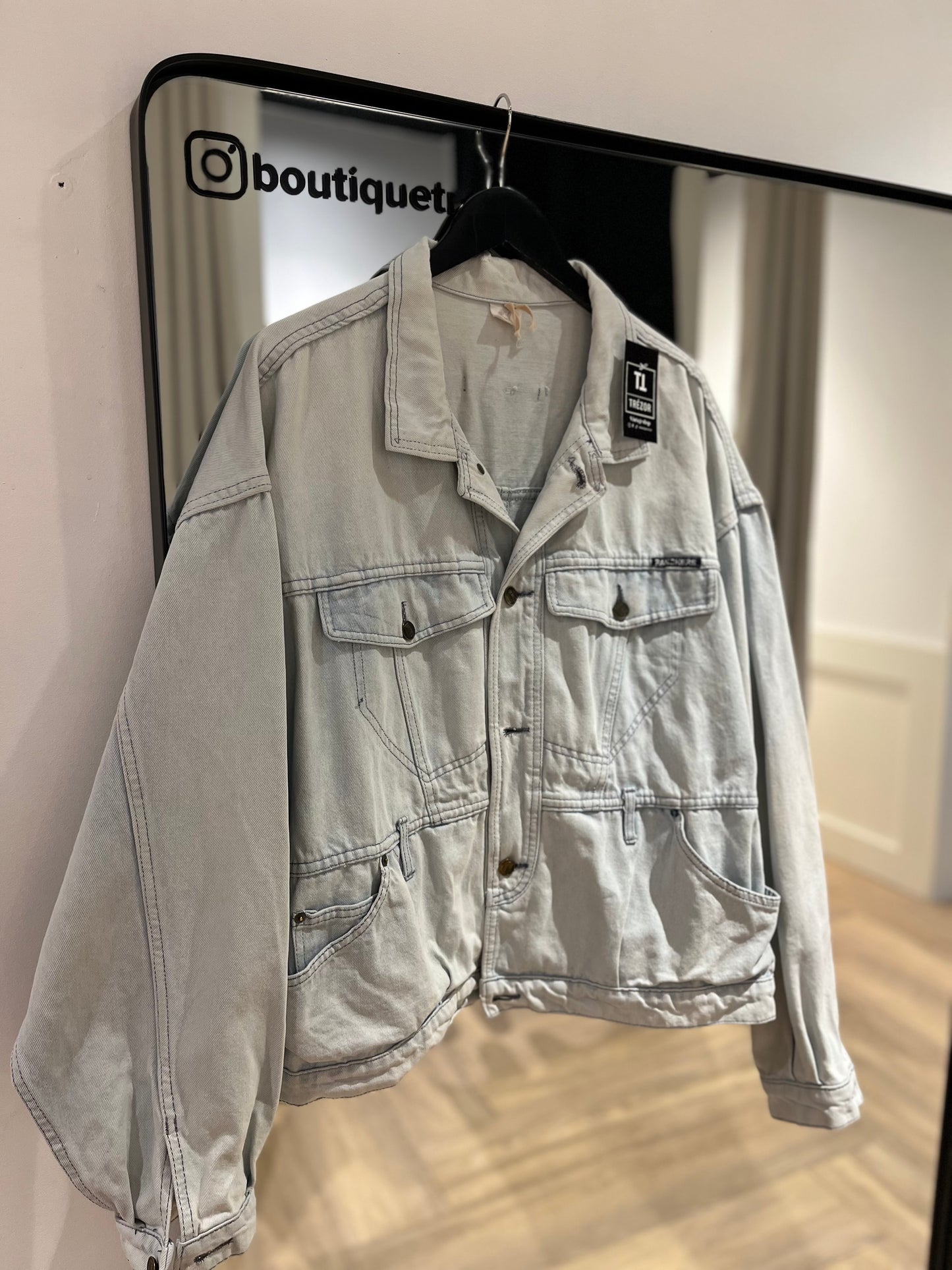 Veste en jean vintage XL