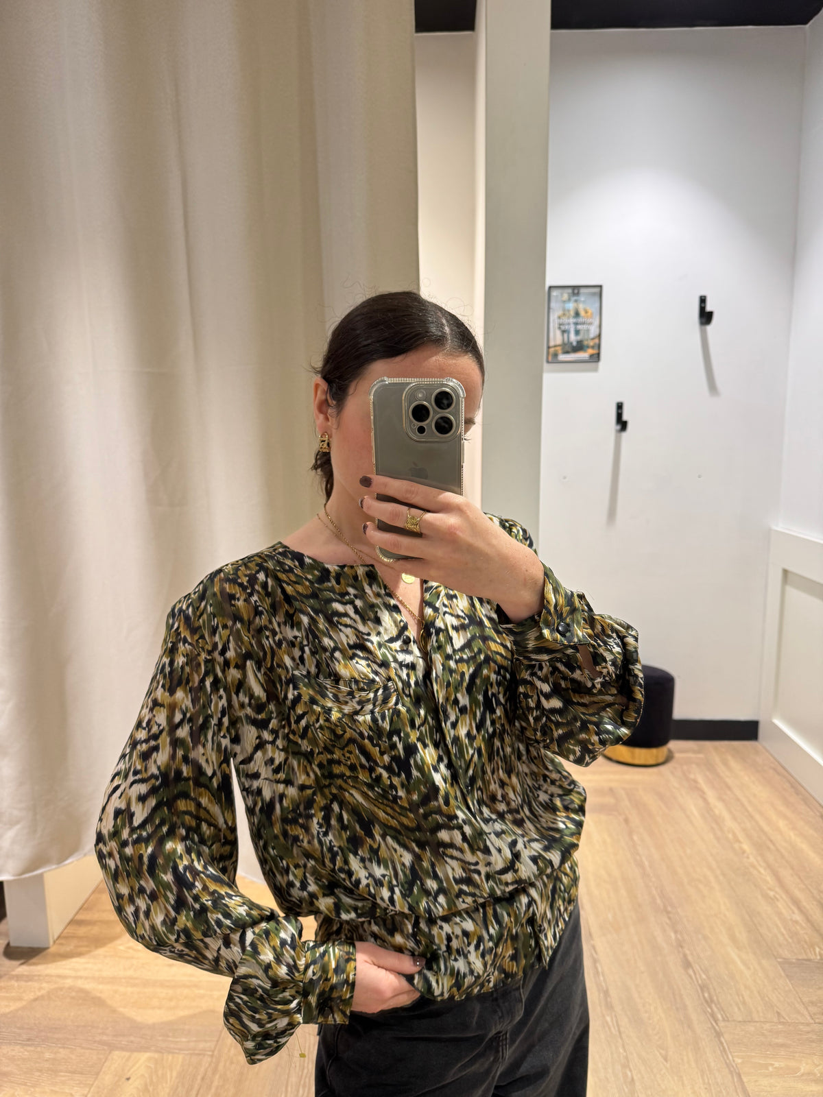 Blouse à motifs M