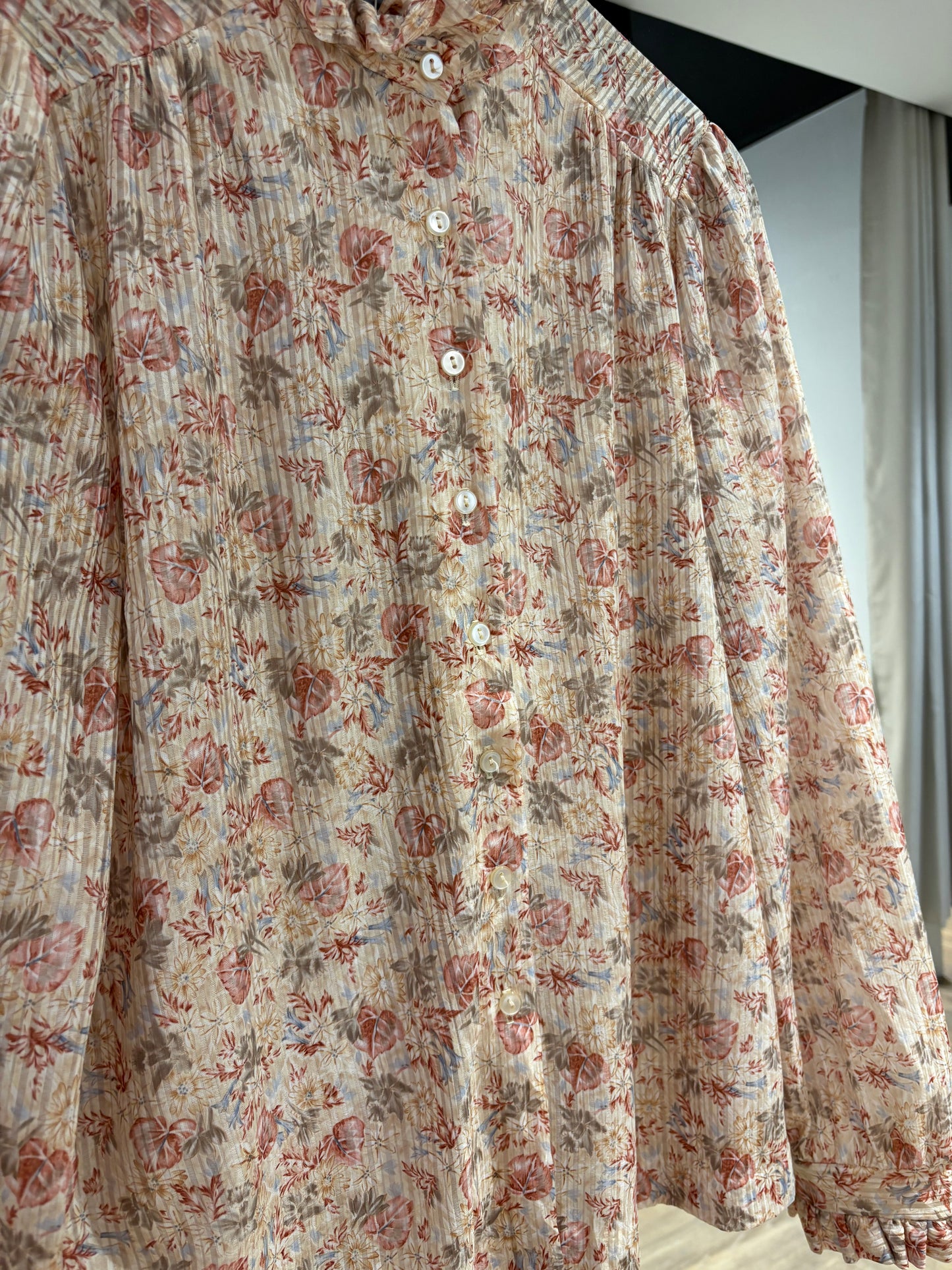 Blouse vintage à fleurs S