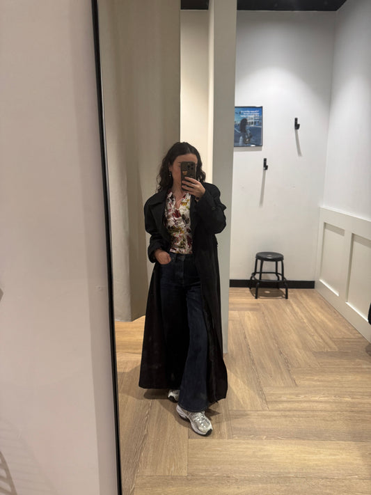 Trench long noir M