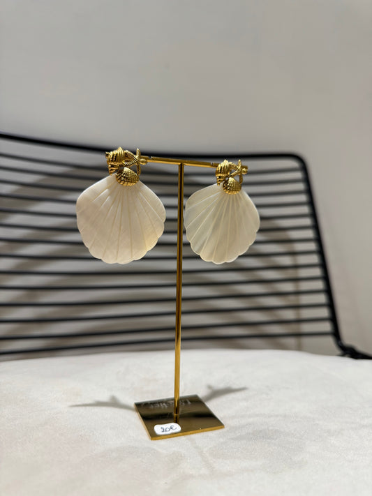 Boucles d’oreille coquillages