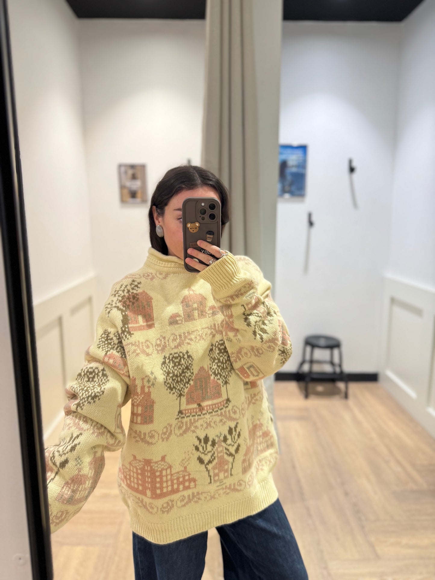 Pull d’hiver vintage L