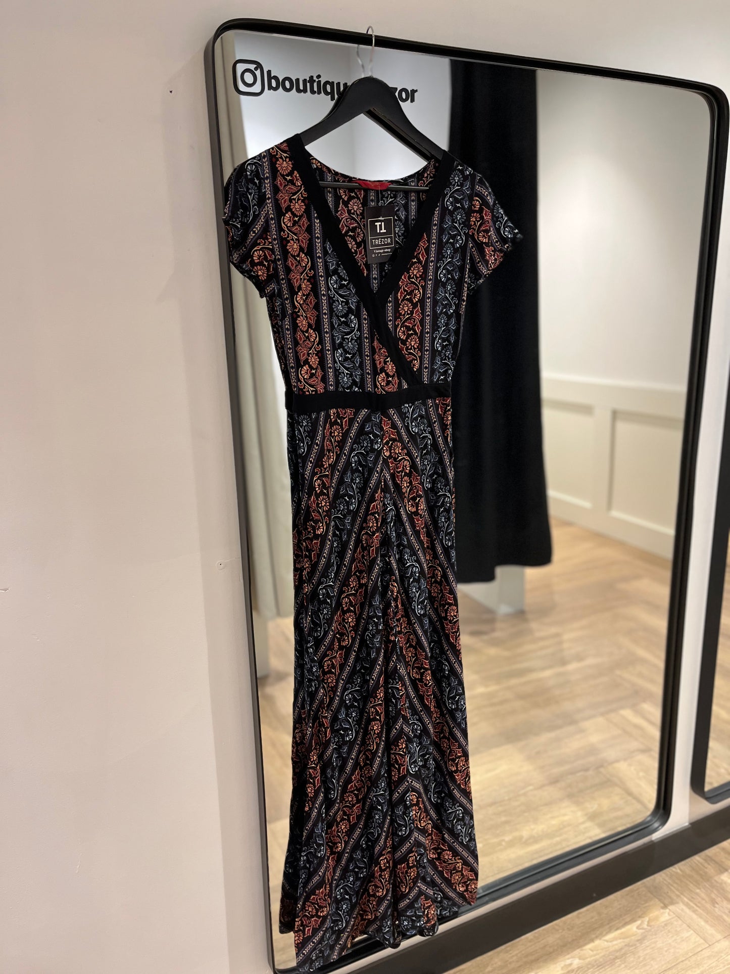 Robe longue à motifs S