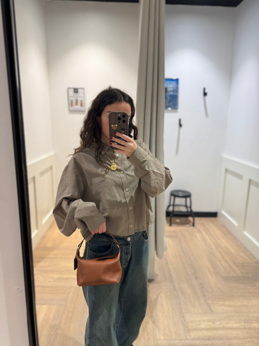 Sac Coach en cuir camel