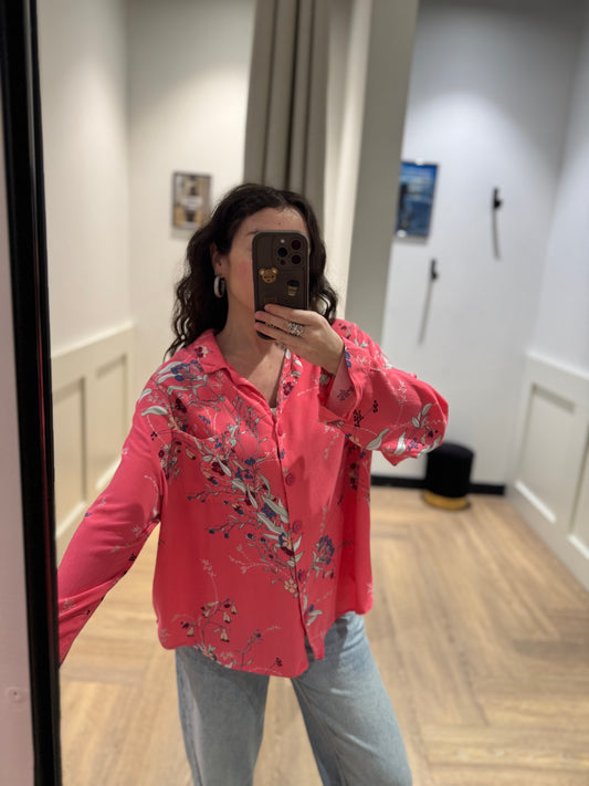 Blouse à fleurs L