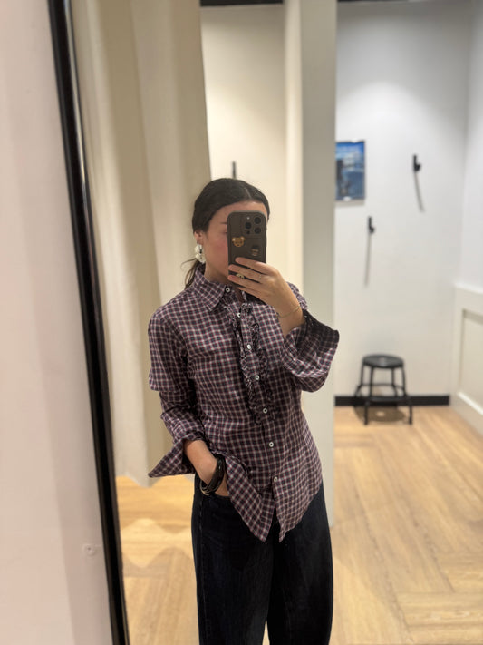 Chemise à carreaux XS/S