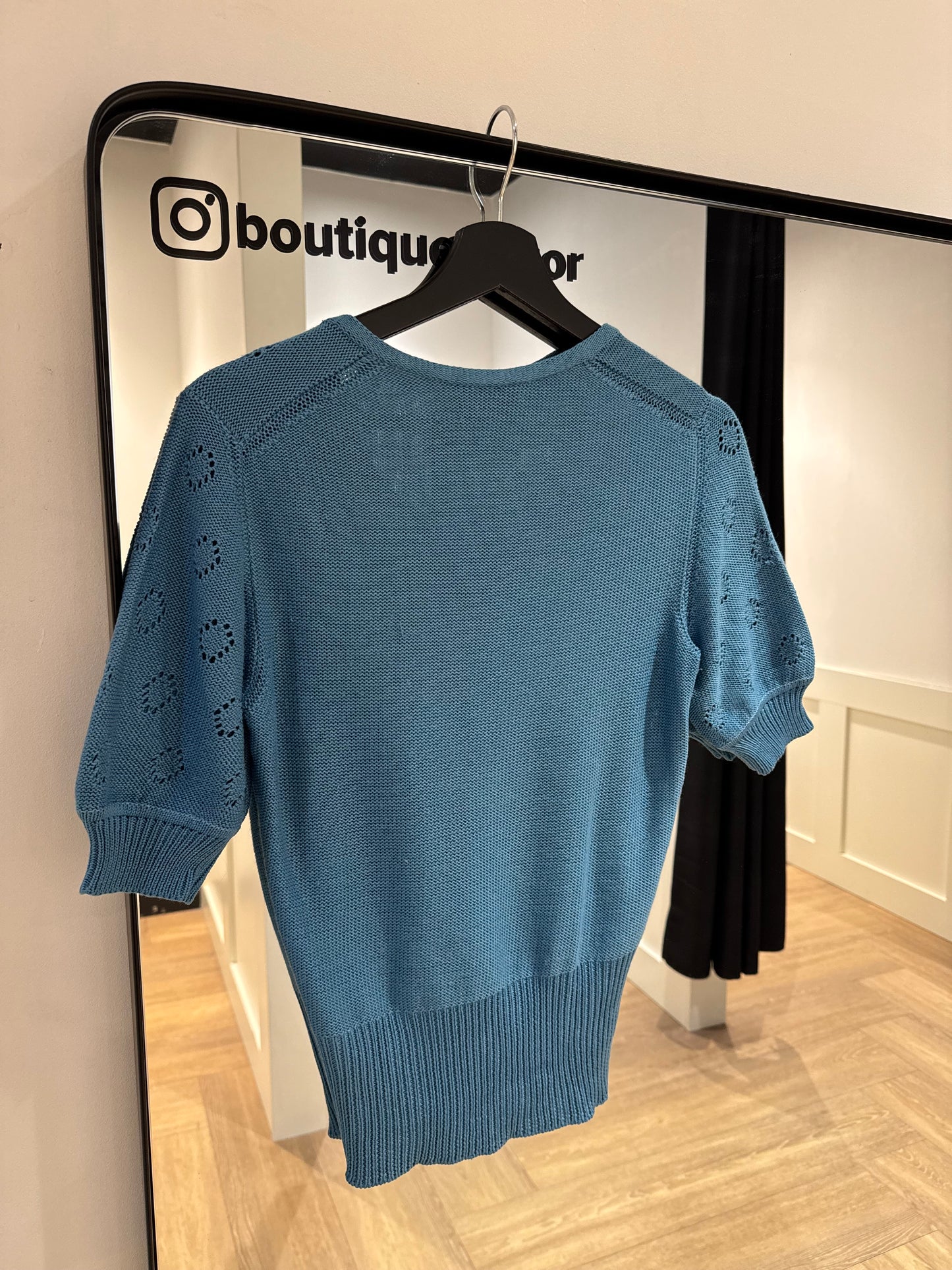 Top en maille vintage S