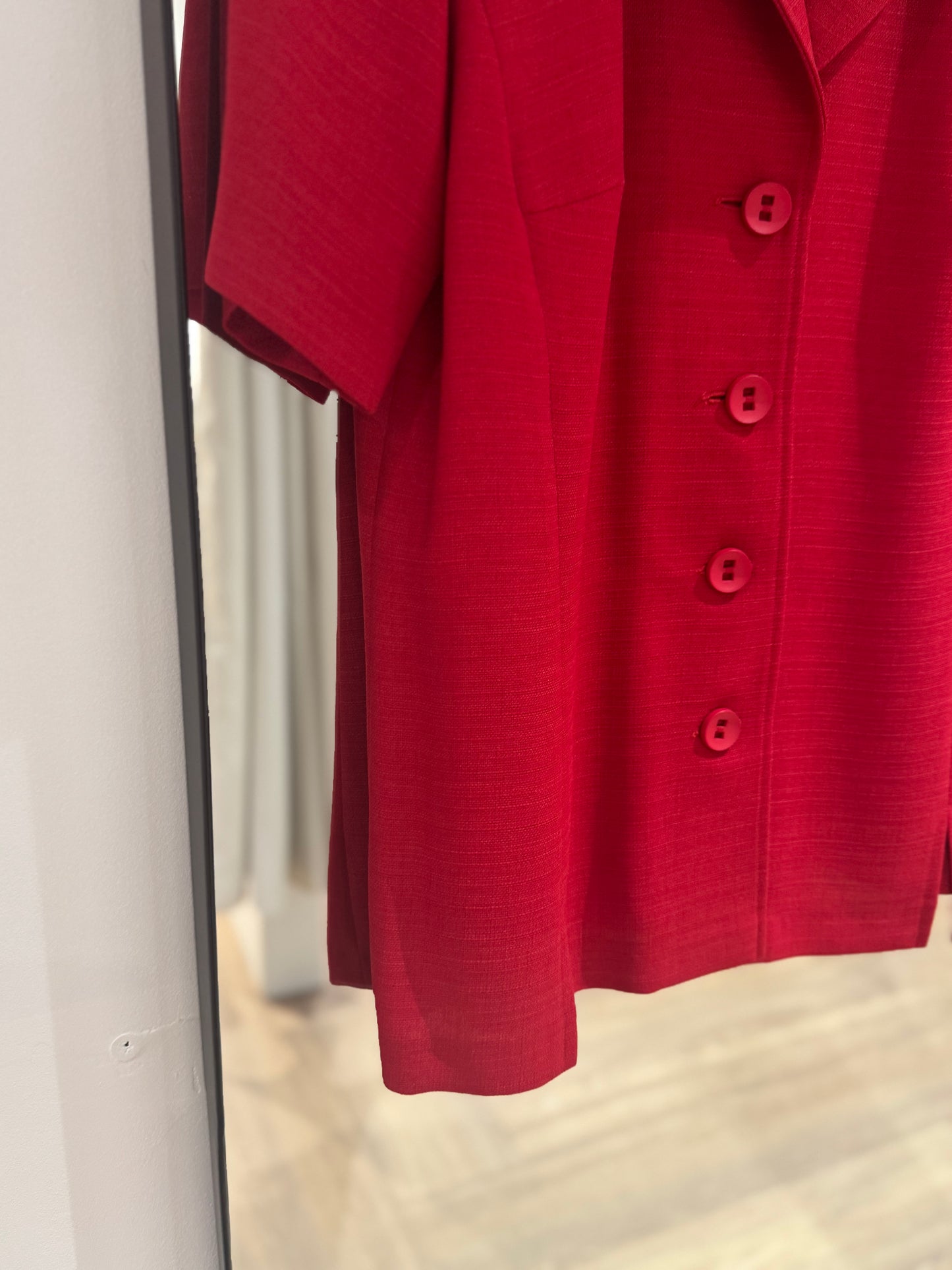 Blouse vintage rouge L/XL