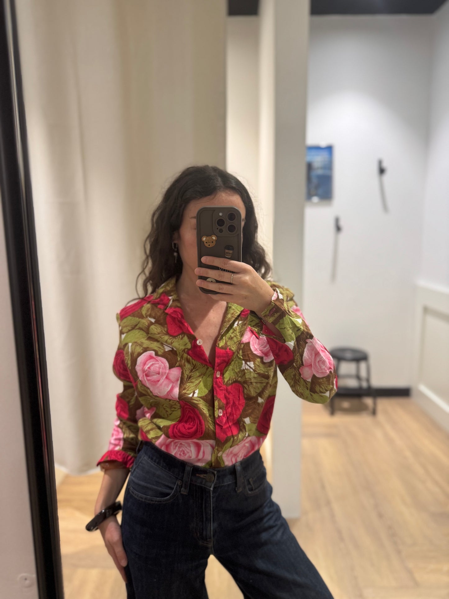 Chemise à fleurs XS/S