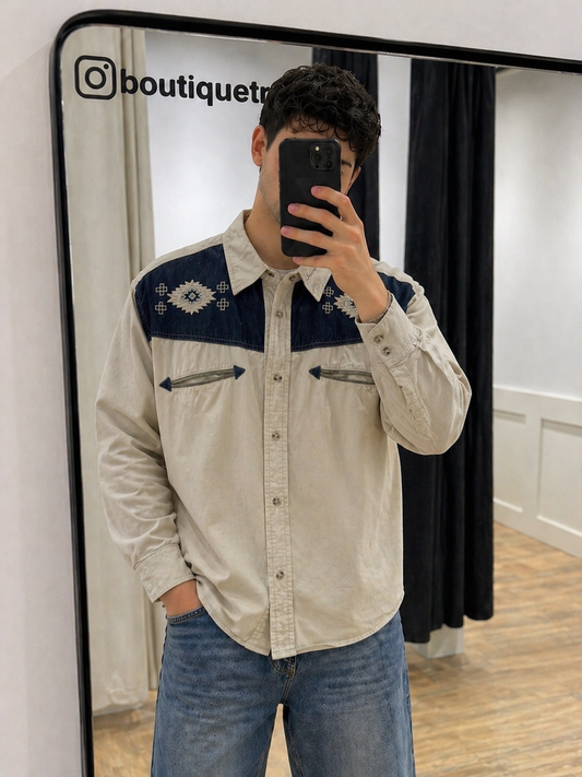 Chemise vintage Cow-boy M