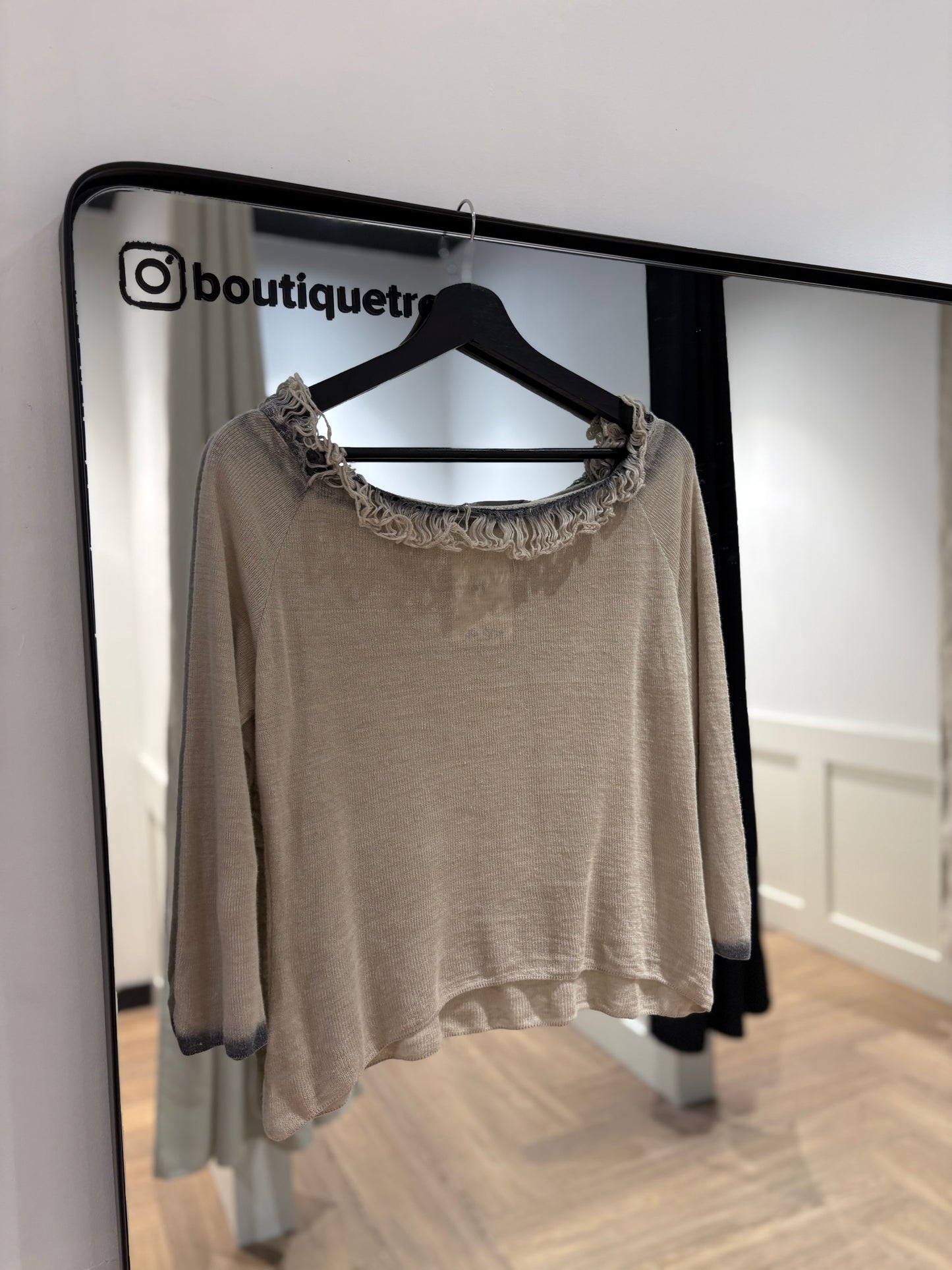 Pull fin en maille M