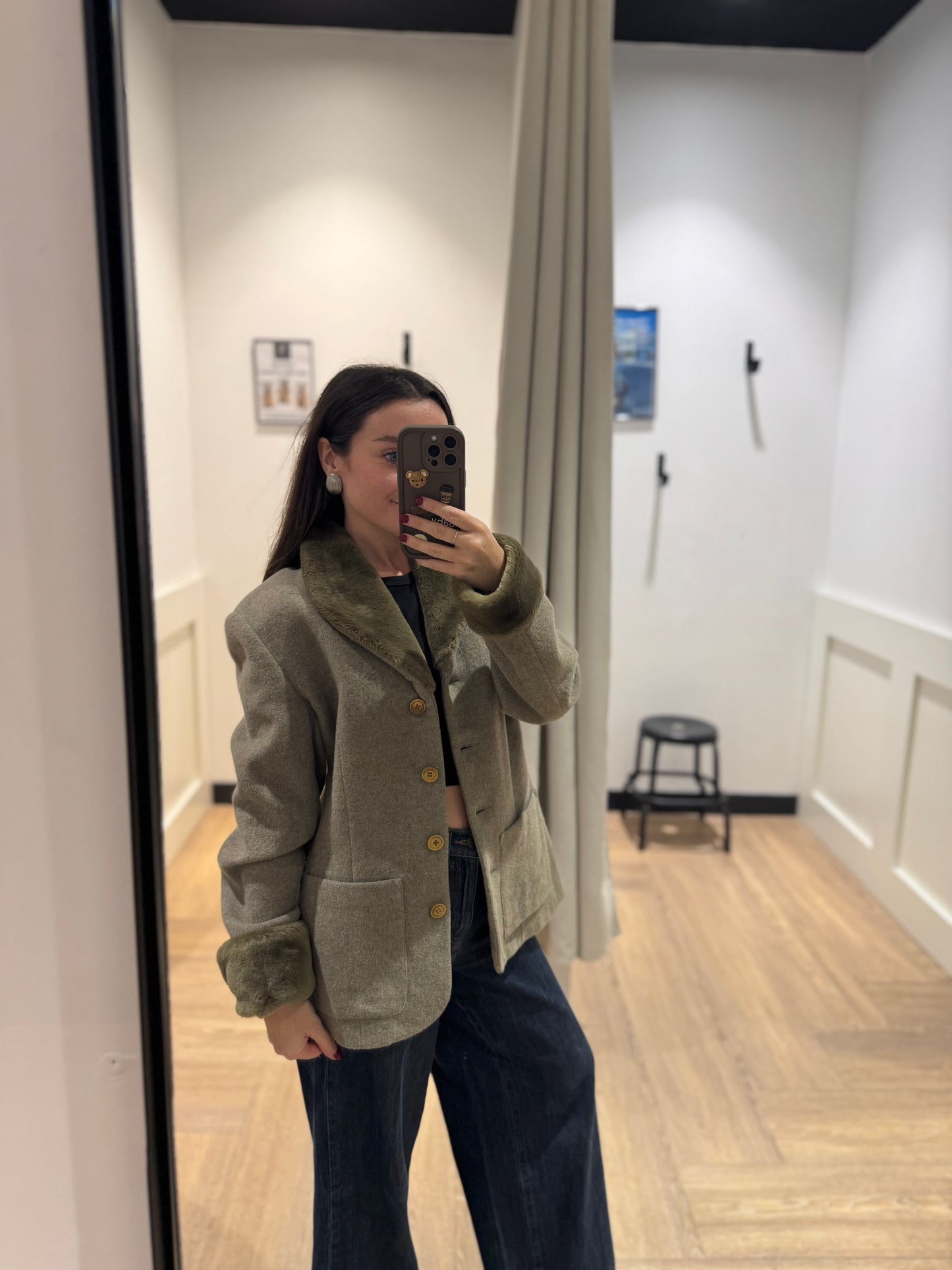 Veste vintage en laine S