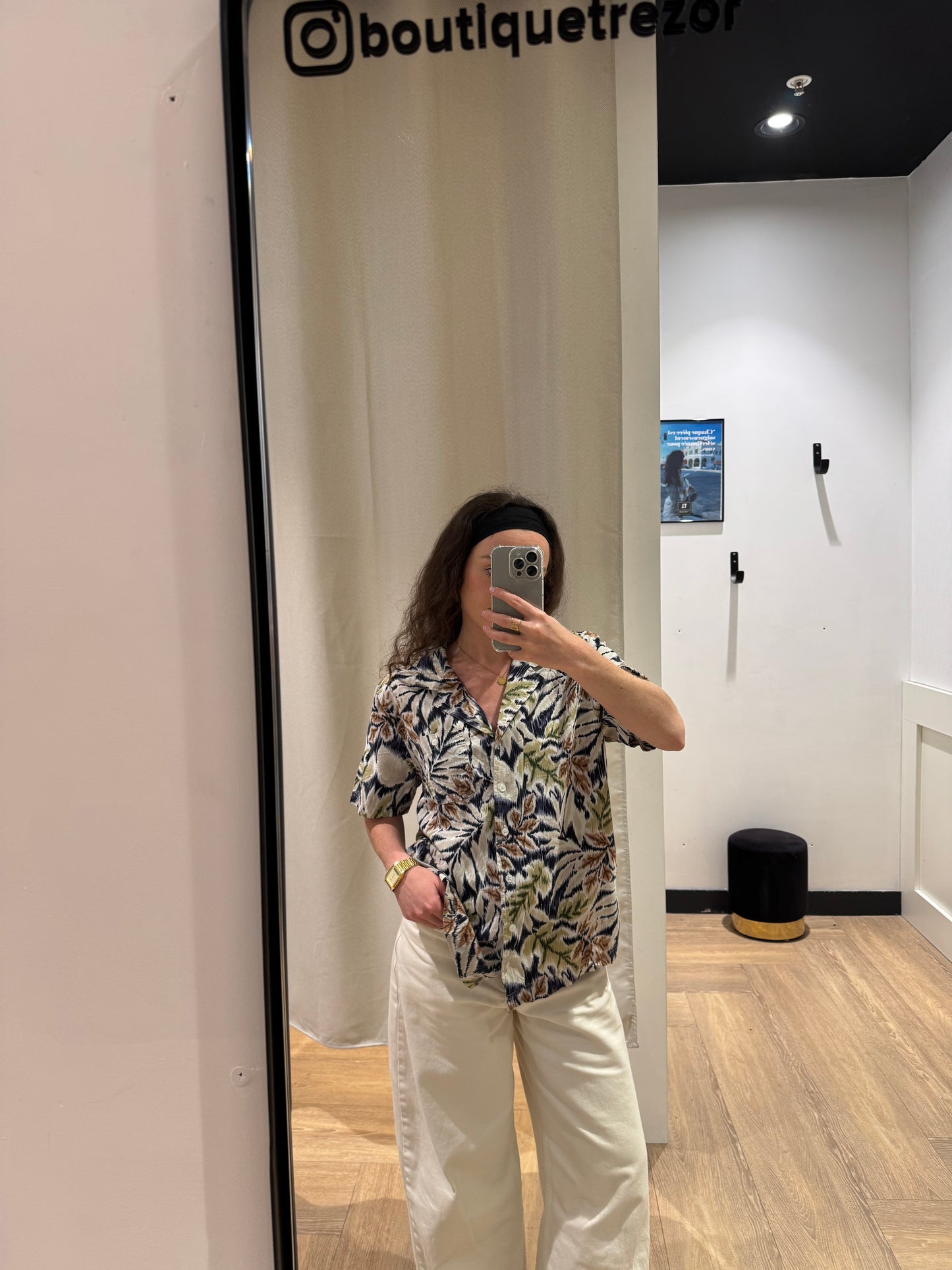 Chemise à motifs M