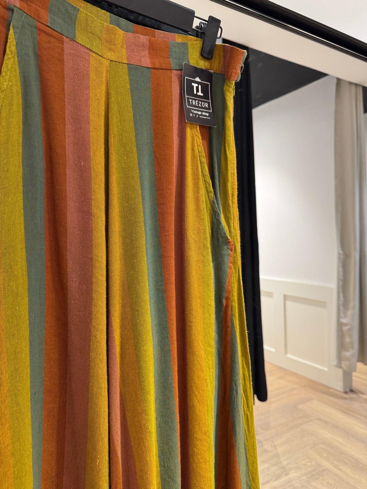 Pantalon à rayures 38