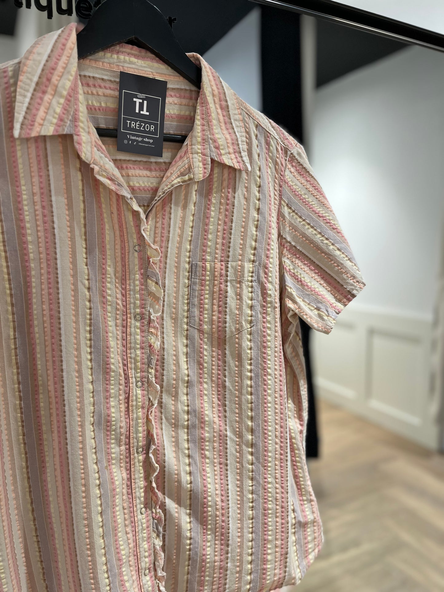 Chemise à rayures XL