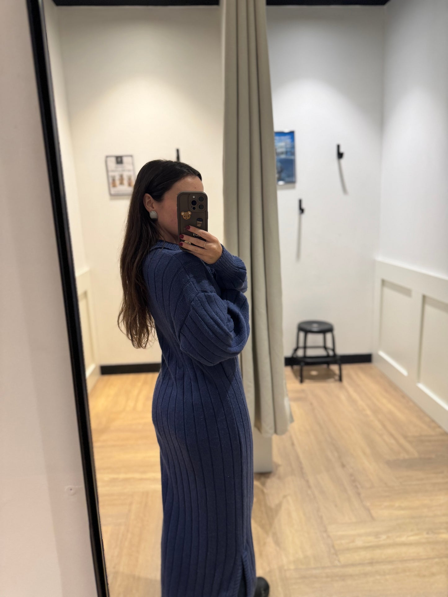 Robe longue en maille L