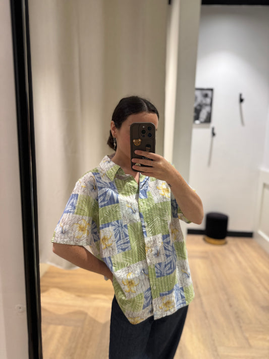 Chemise à fleurs XL