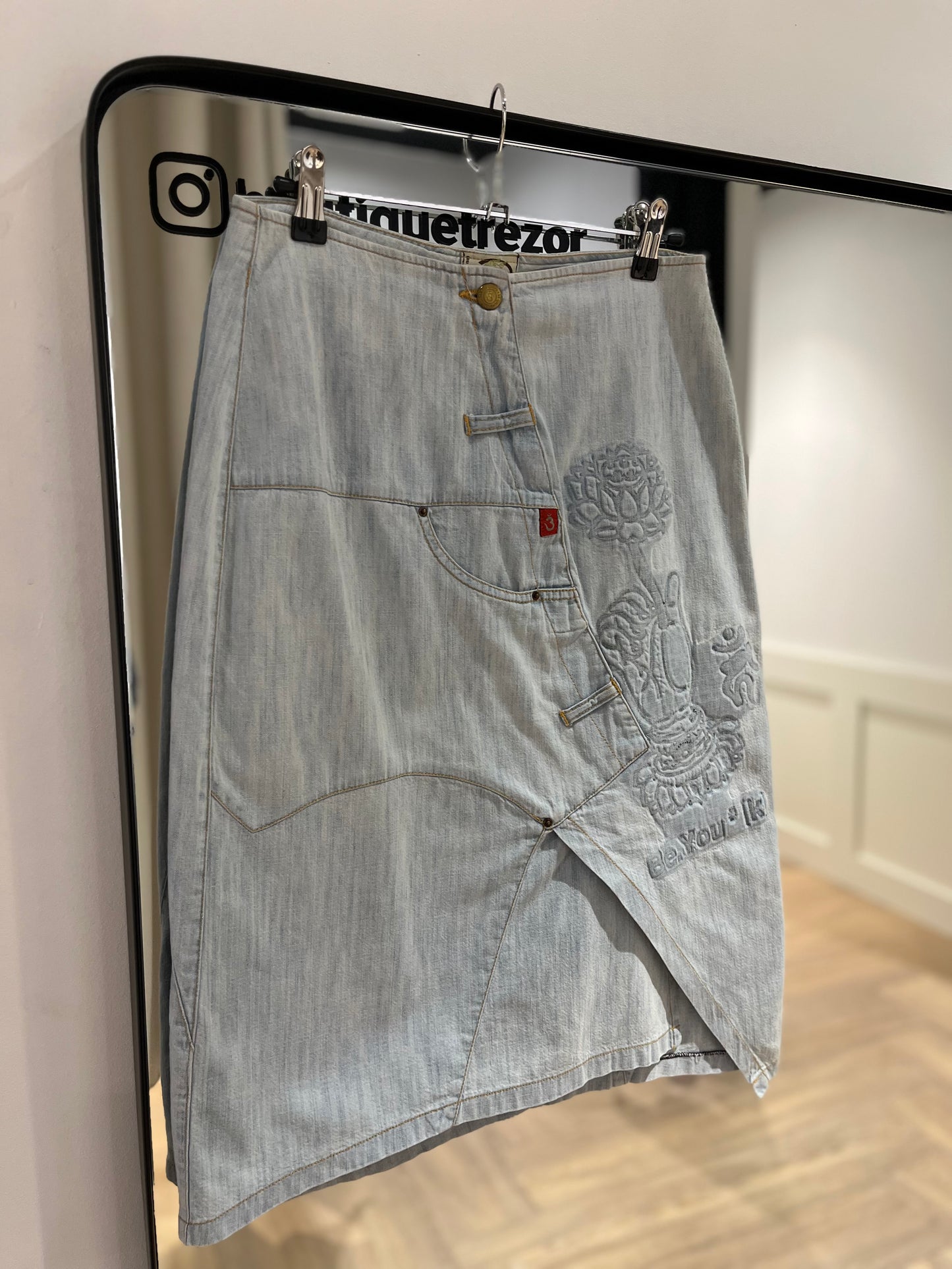 Jupe en jean vintage 34
