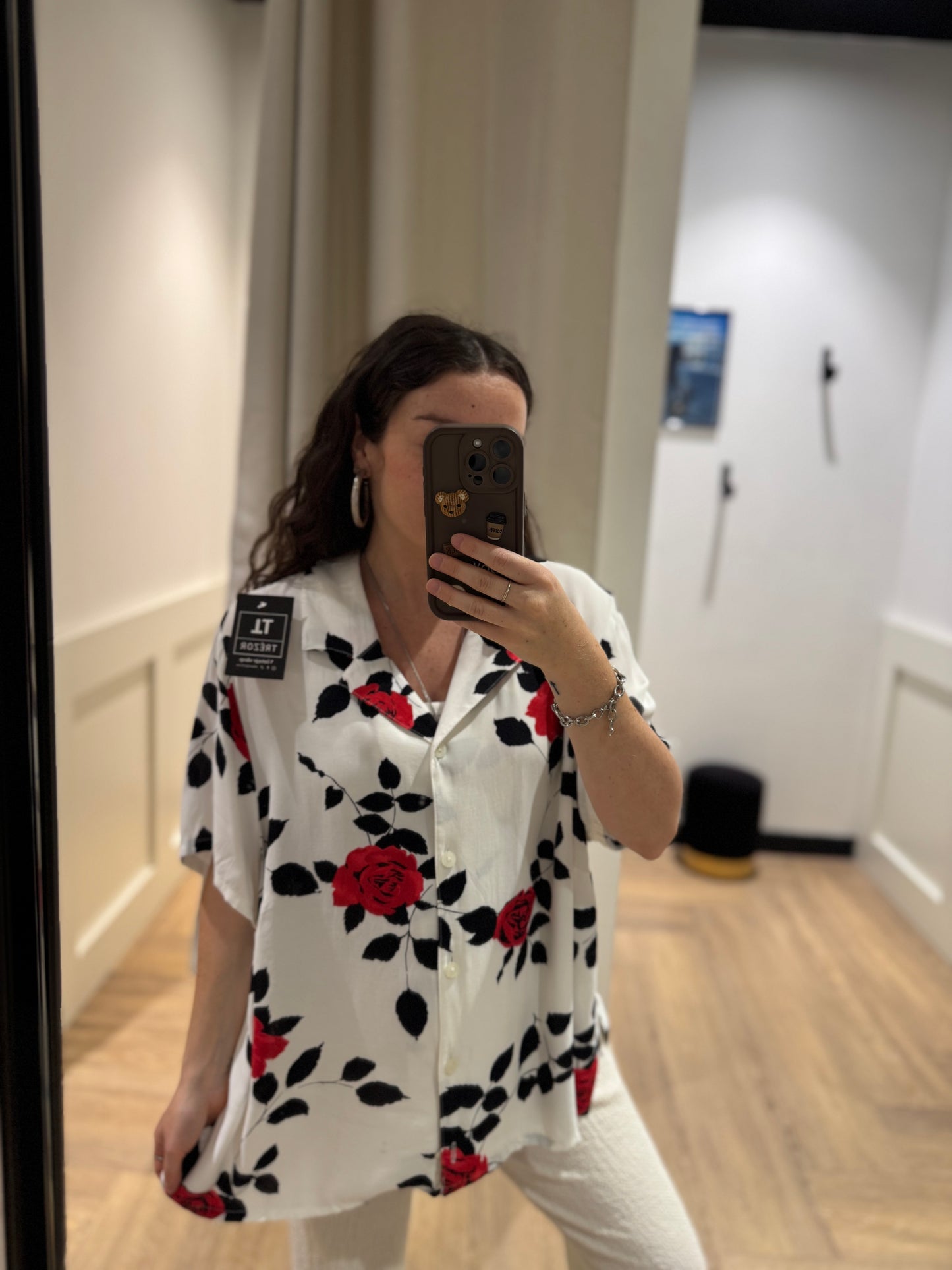 Blouse à fleurs 3XL