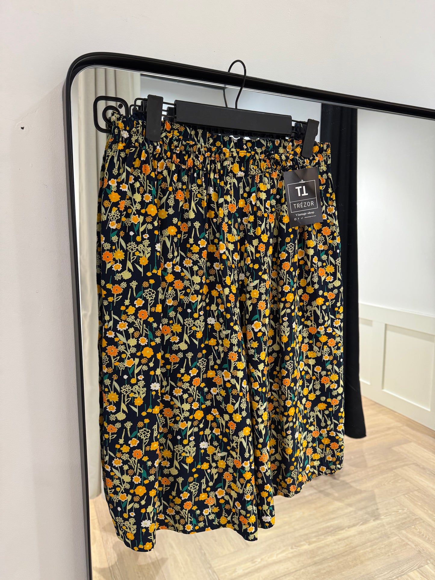 Bermuda vintage à fleurs M