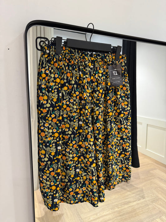 Bermuda vintage à fleurs M