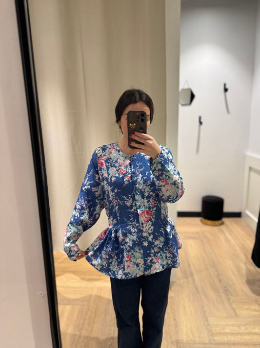 Blouse à fleurs M