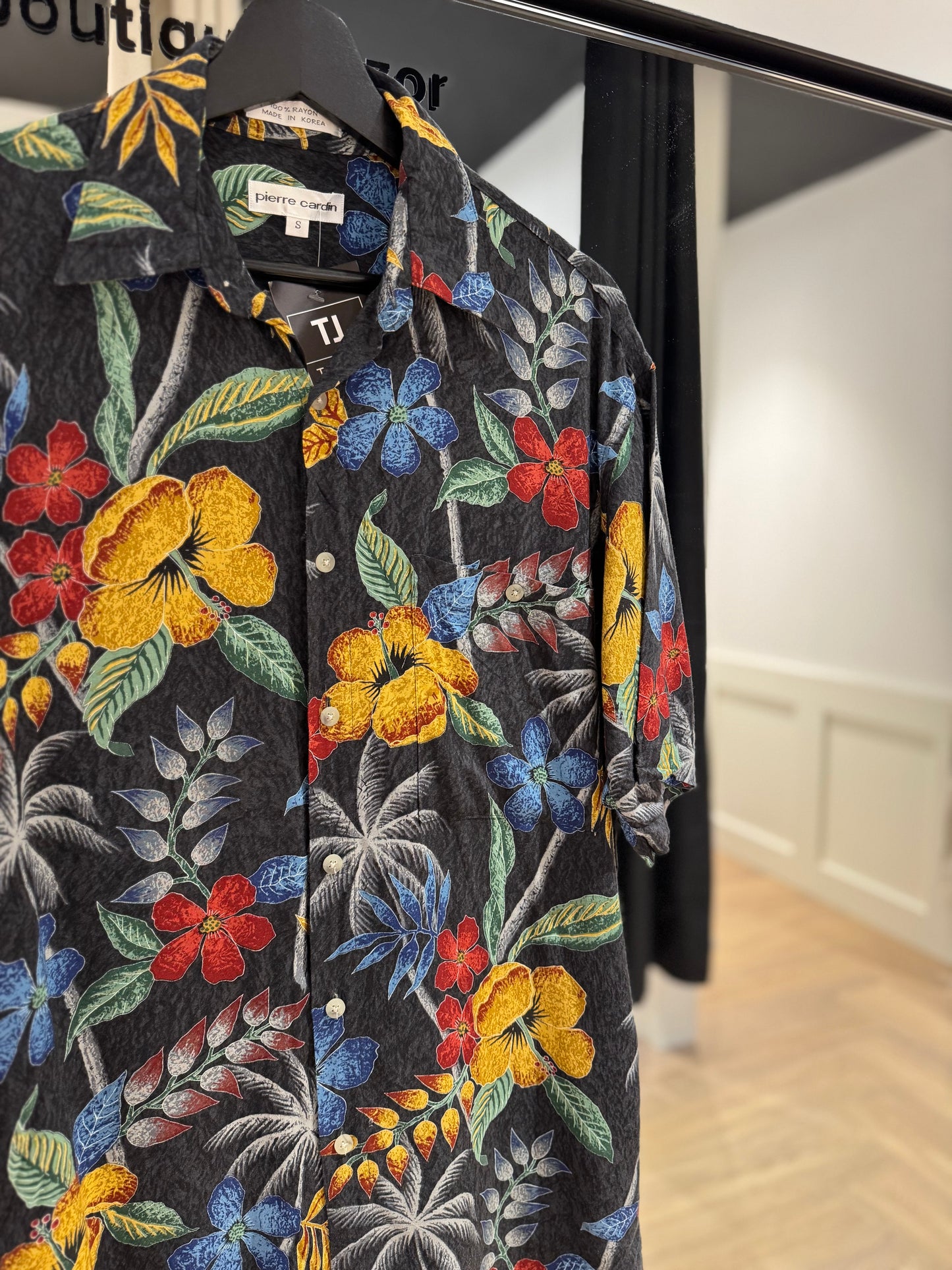 Chemise hawaïenne Pierre Cardin S