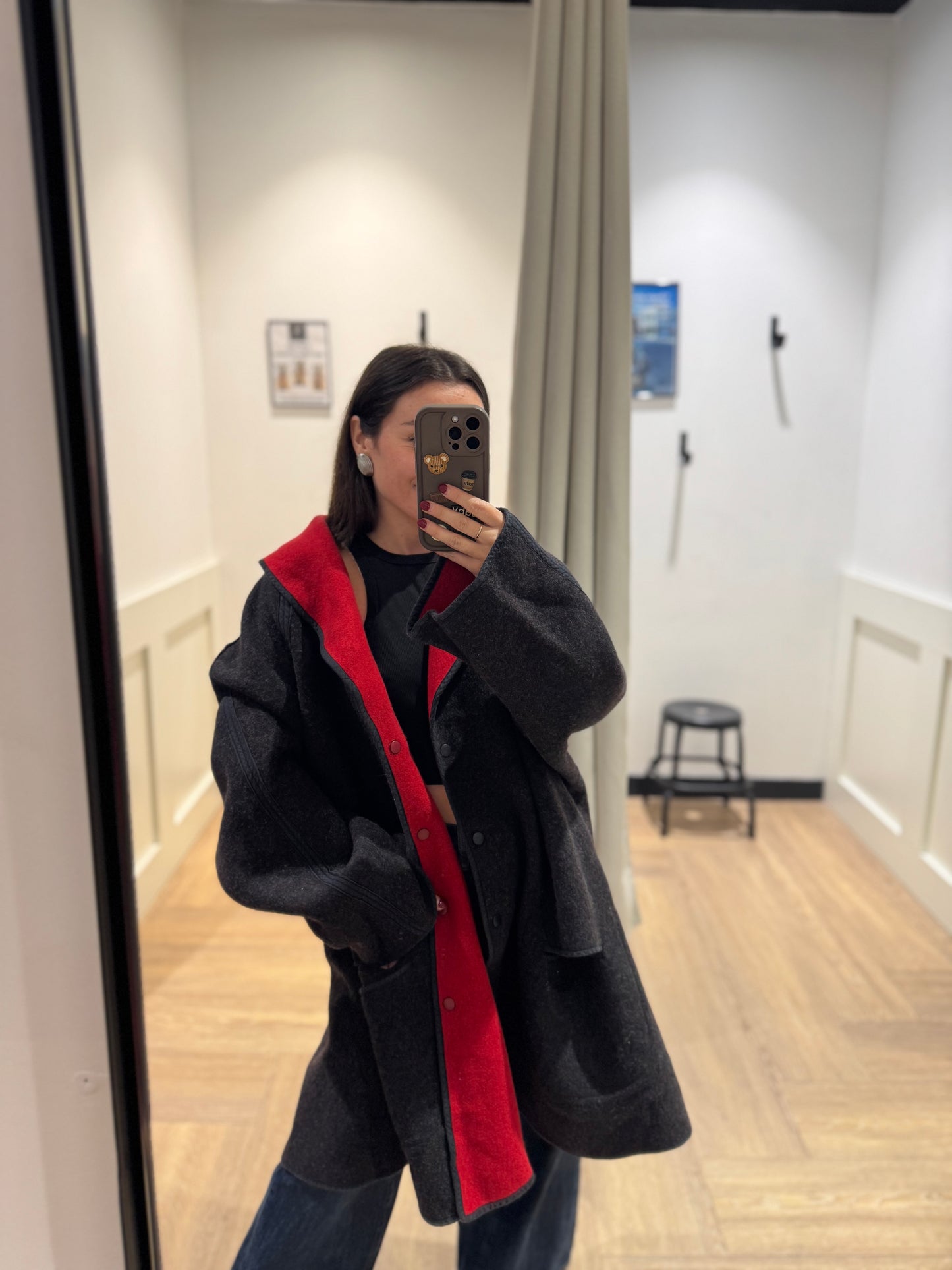 Manteau réversible XXL