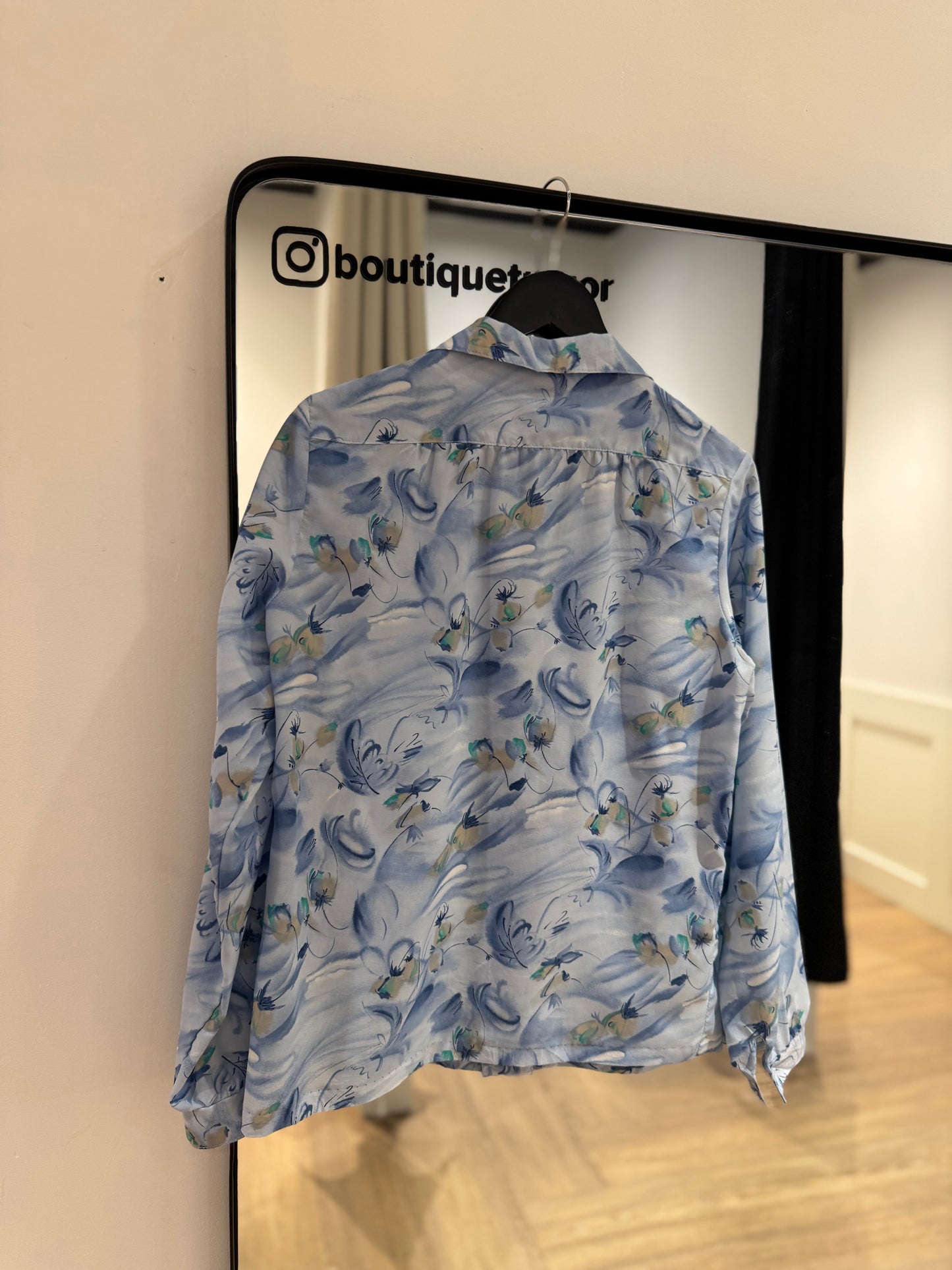 Blouse vintage à motifs M