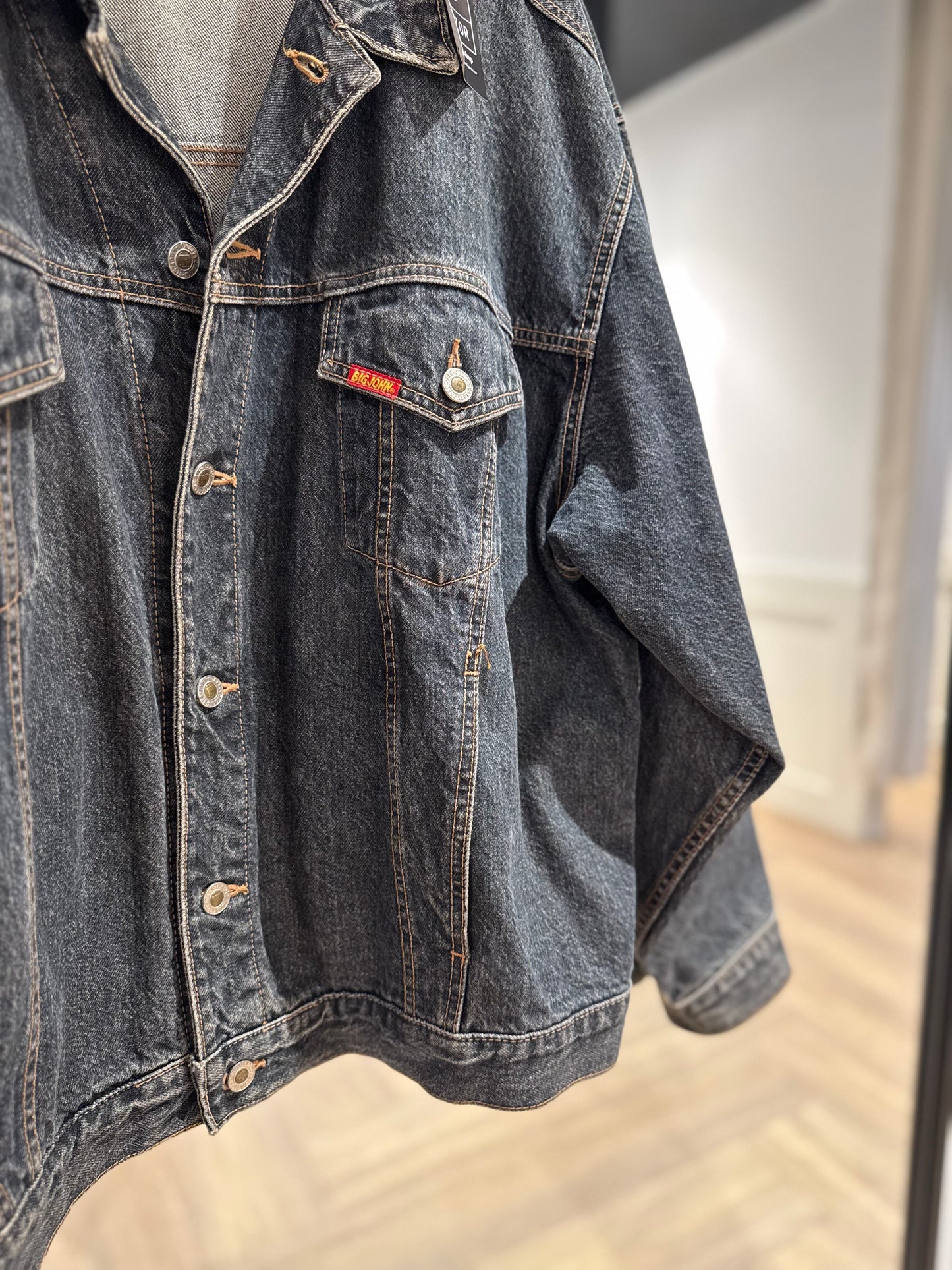 Veste en jean gris Big John XXL