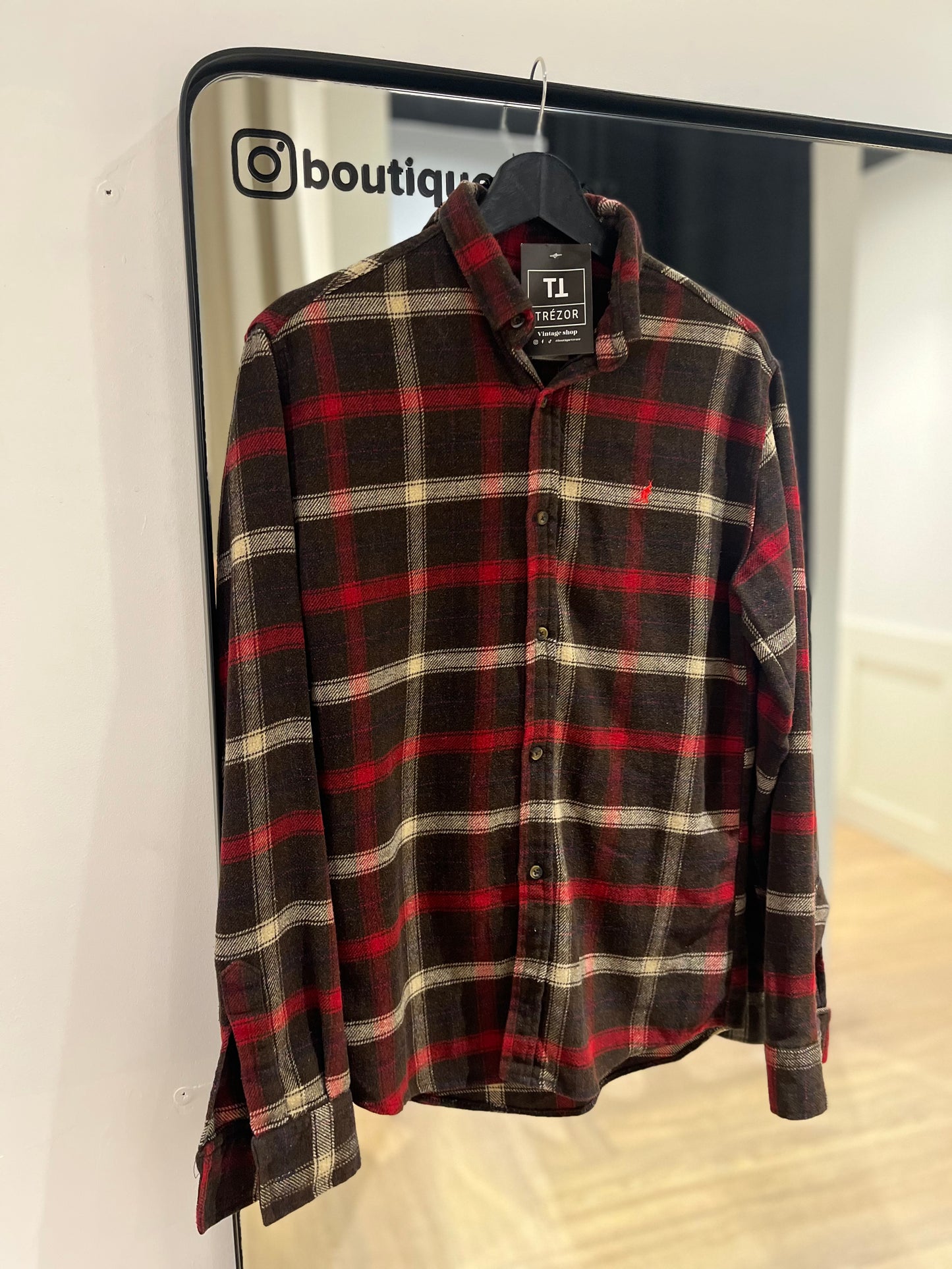 Chemise à carreaux S