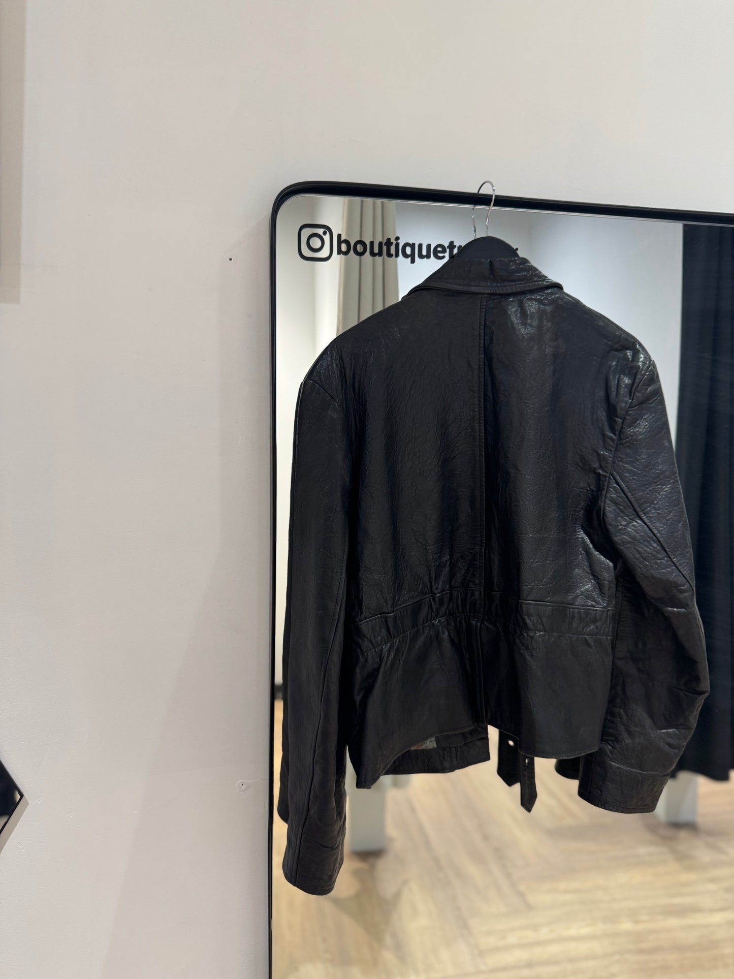 Perfecto noir en cuir M