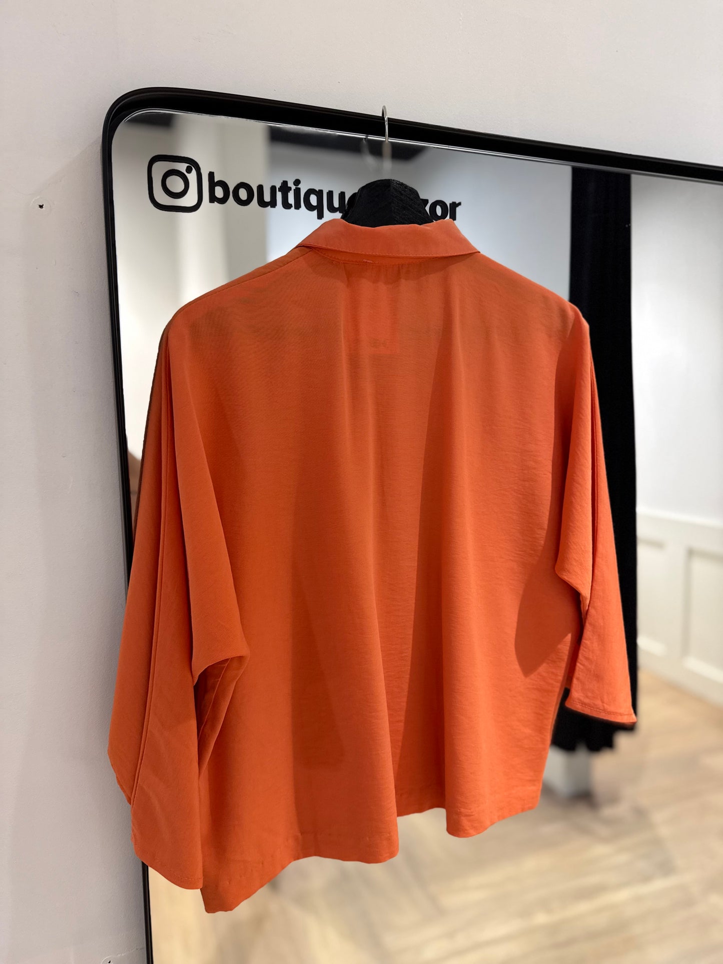 Blouse vintage orange S/M