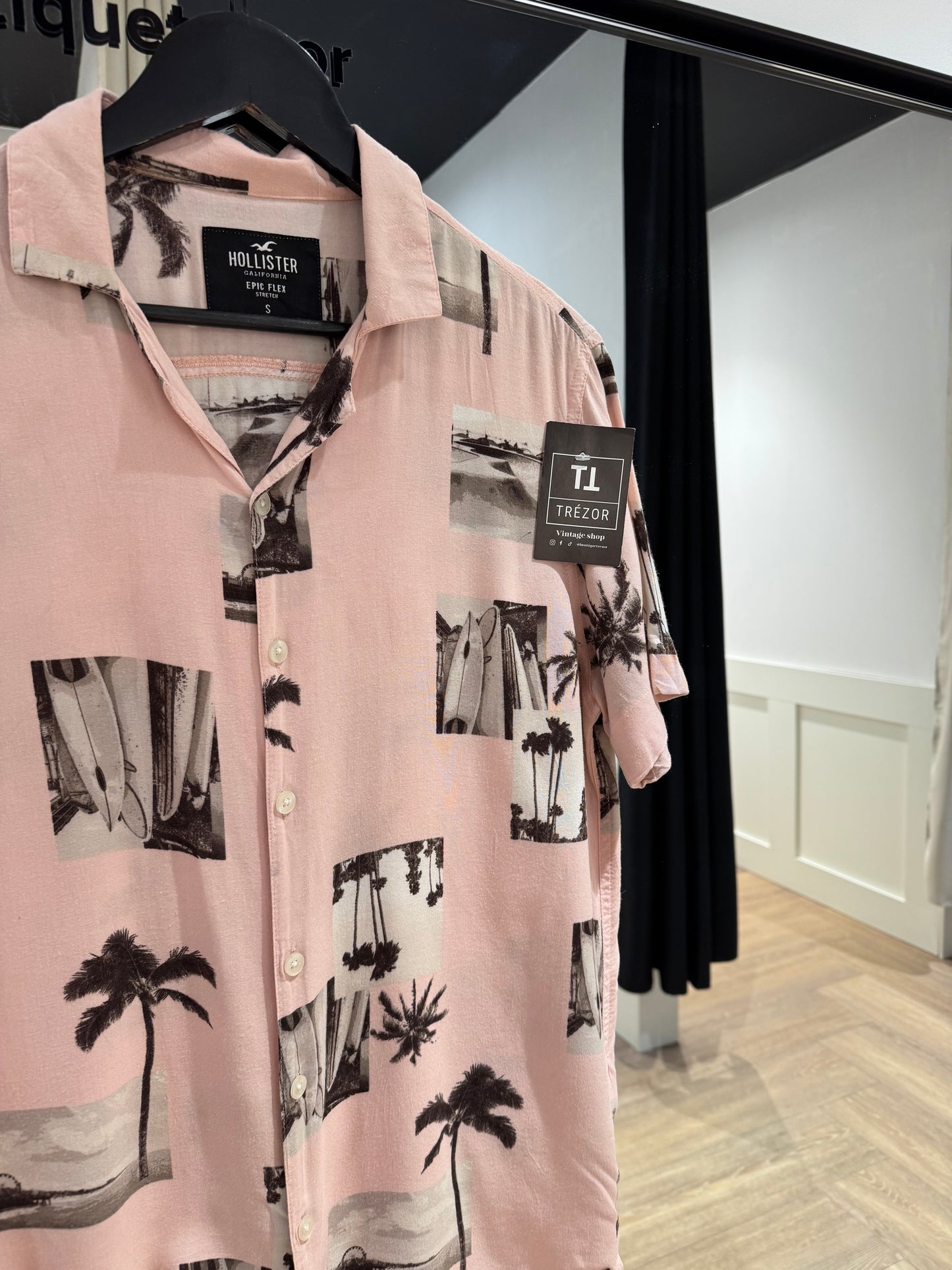 Chemise d’été à motifs Homme S