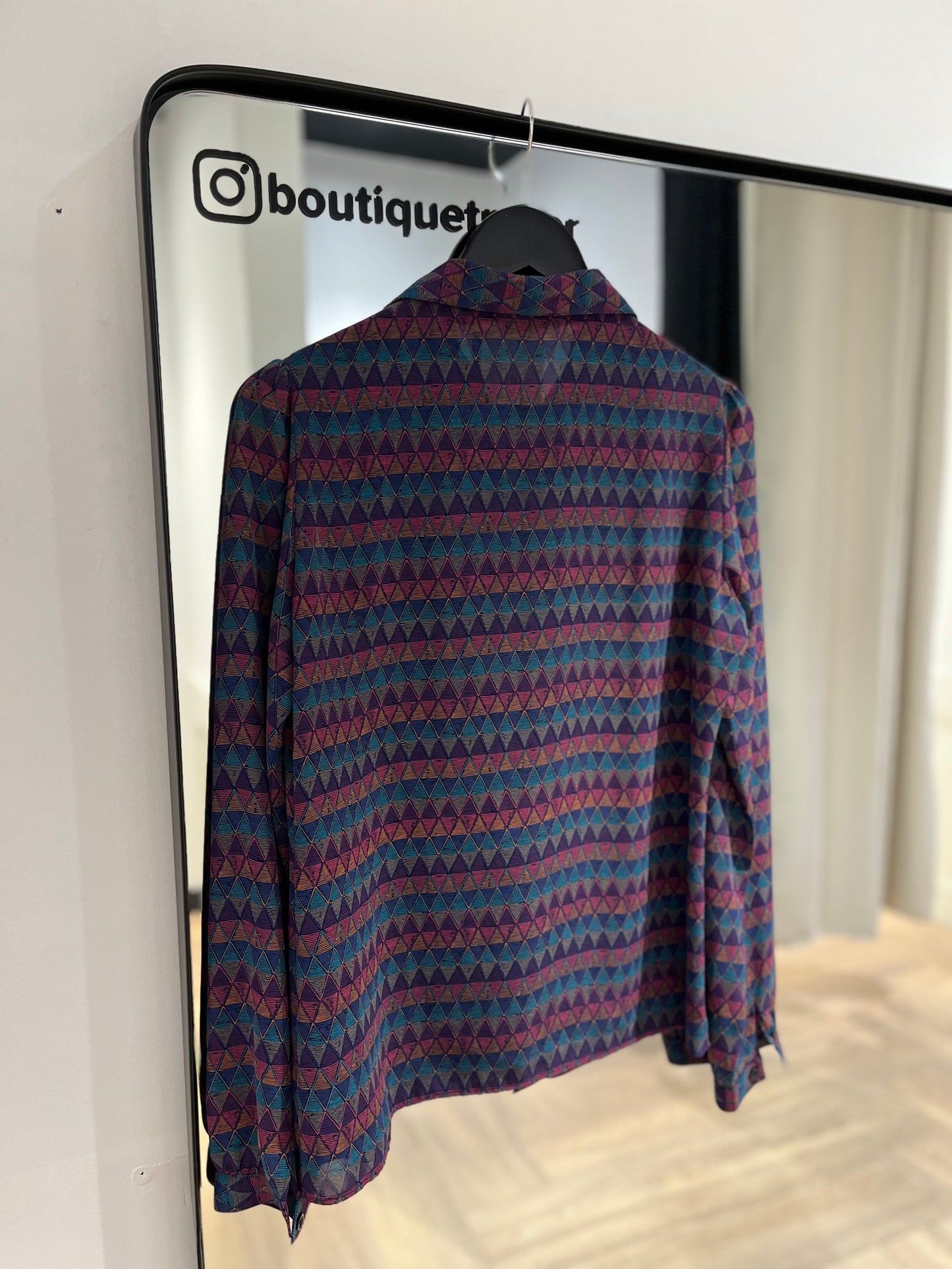 Blouse à motifs S/M