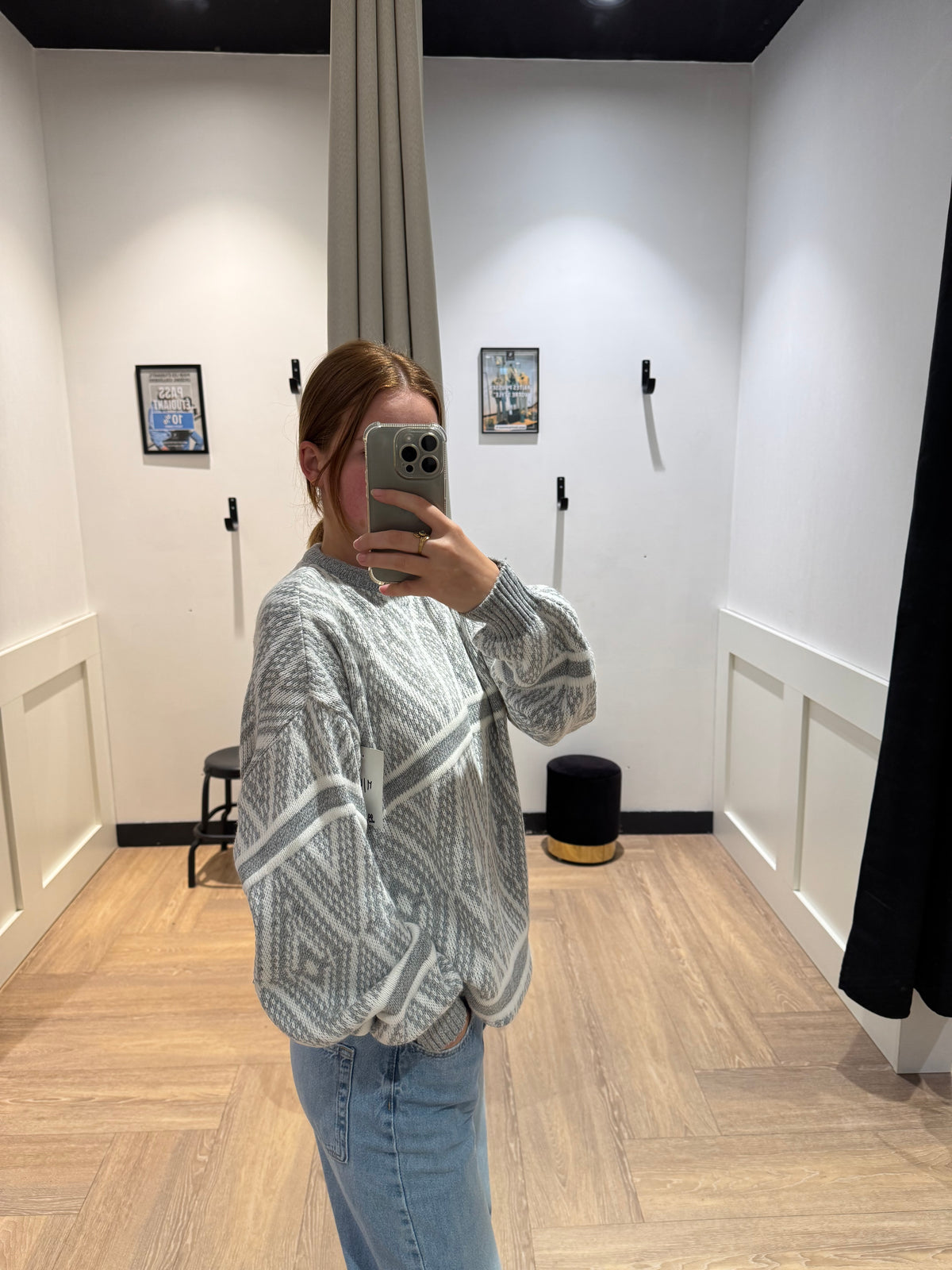 Pull à motifs M/L