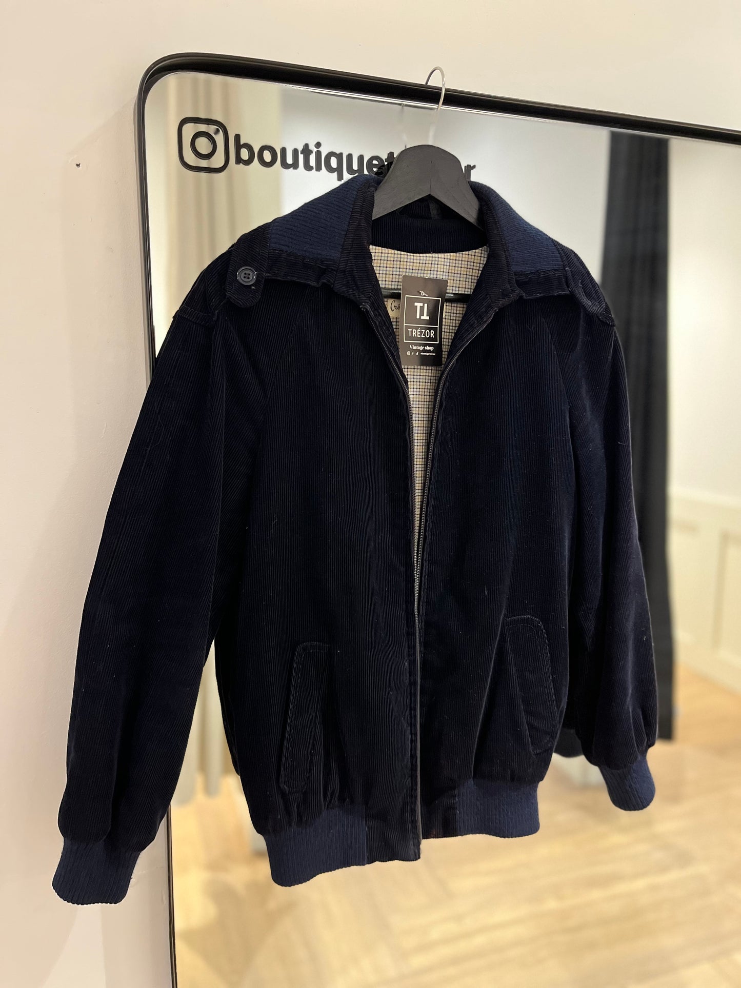 Veste bomber en velours XS