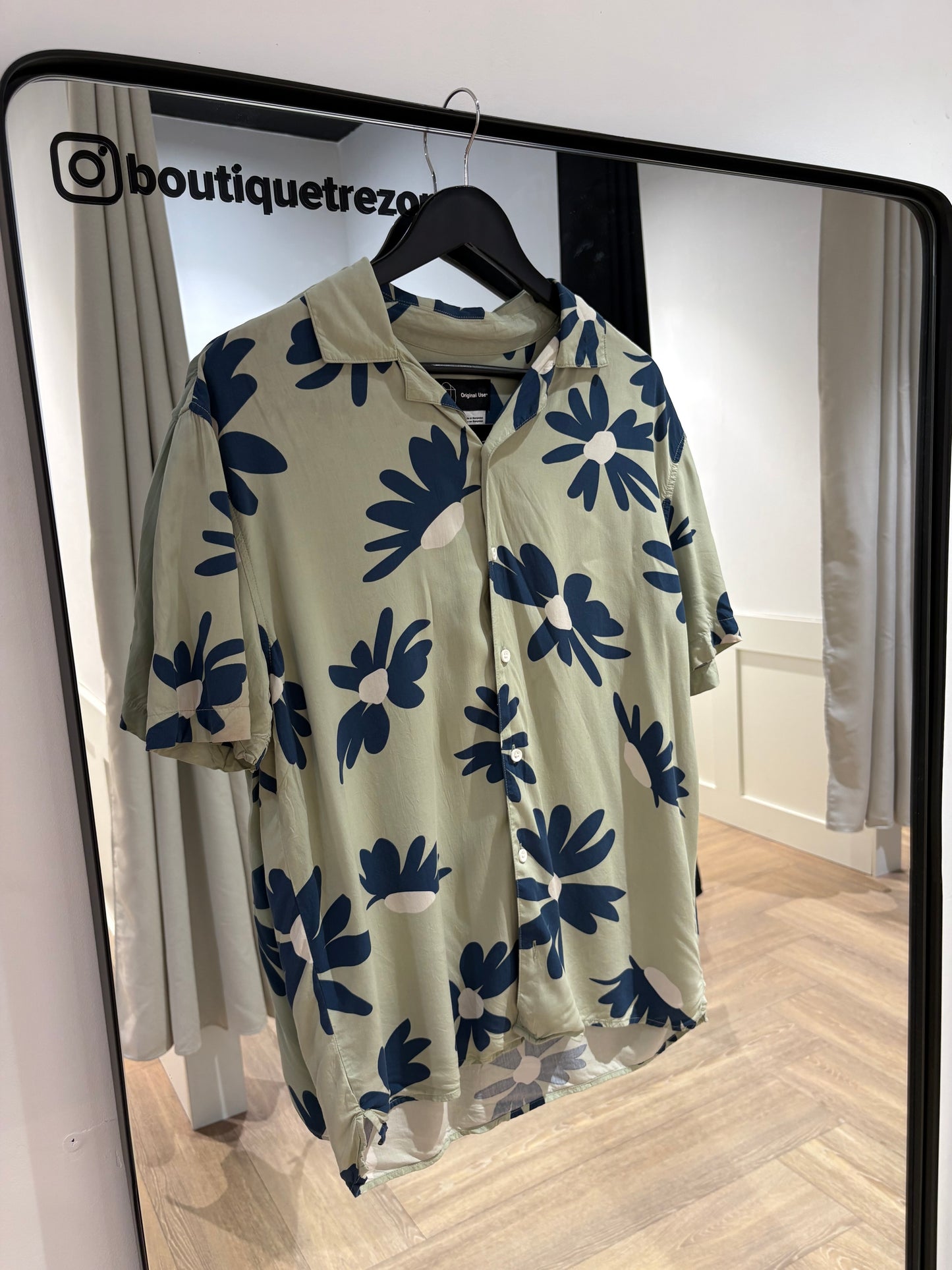 Chemise d’été homme à fleurs M
